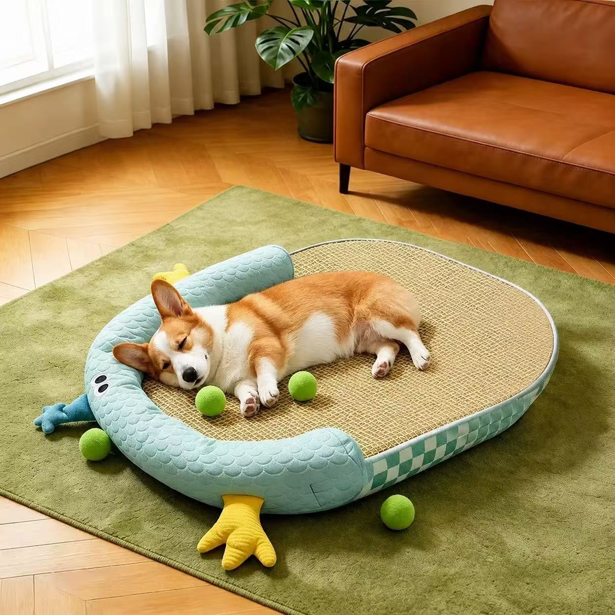 Bamboo Chill Cooling Dog Bed