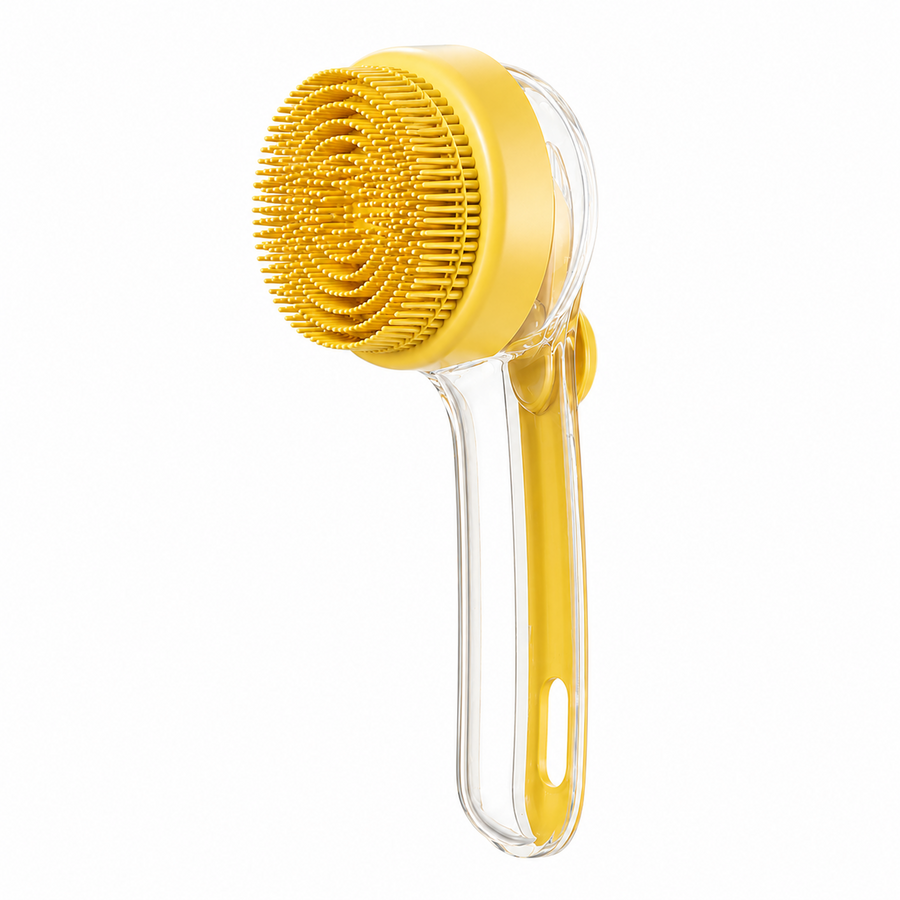 Dog Bath Brush with Soap Dispenser