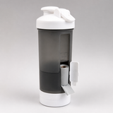 Integrated pet waste bag dispenser compartment