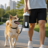 Portable pet travel bottle for outdoor walks